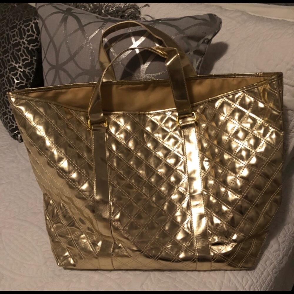 Large gold tote 👜